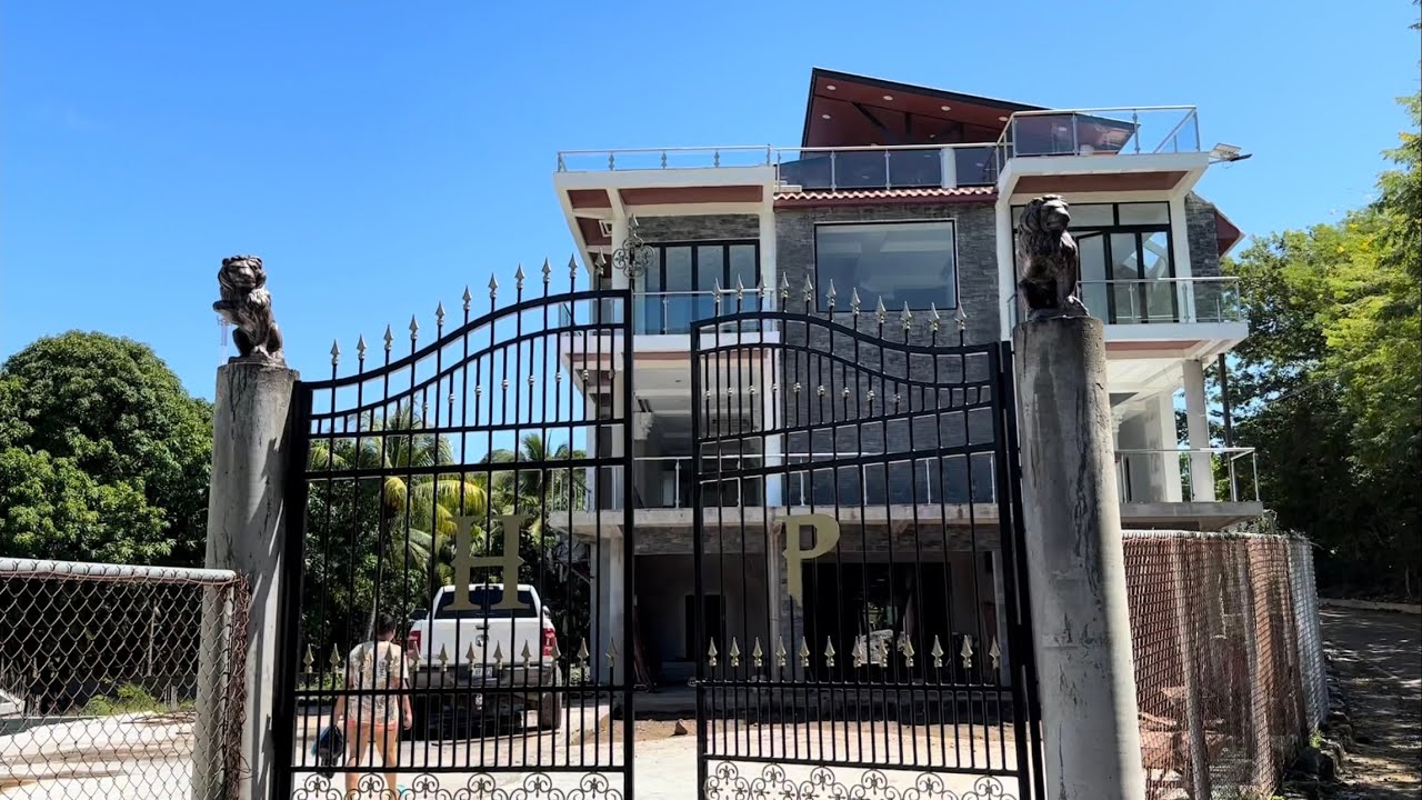 Así es una Mansión y Casa de Lujo en El Salvador 🇸🇻 Trabajando y conociendo Cantón La Estrechura 