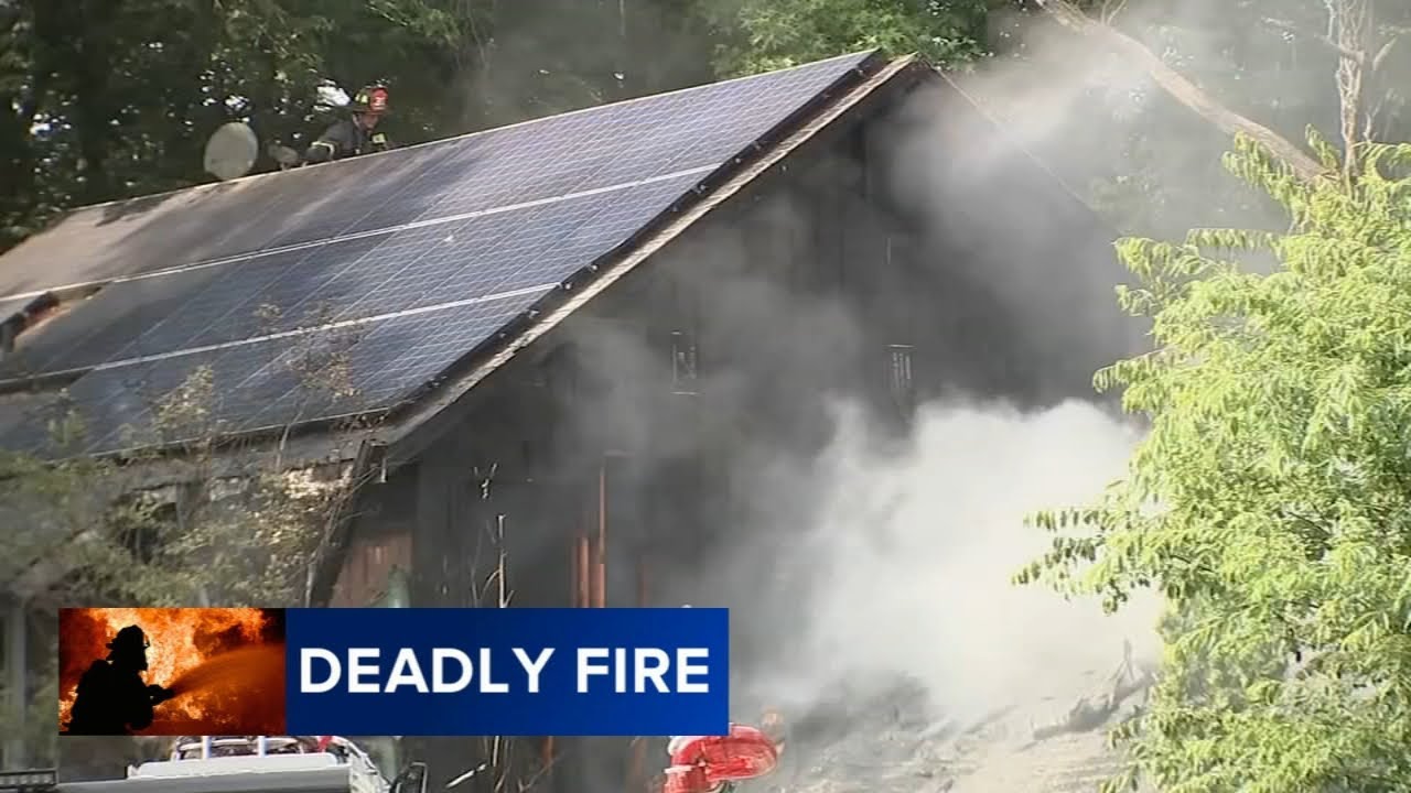 Person found dead in car after fire engulfs Mount Laurel home