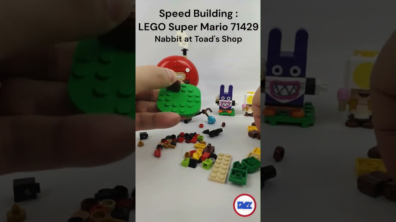 Speed Build 71429 LEGO Super Mario: Nabbit at Toad's Shop