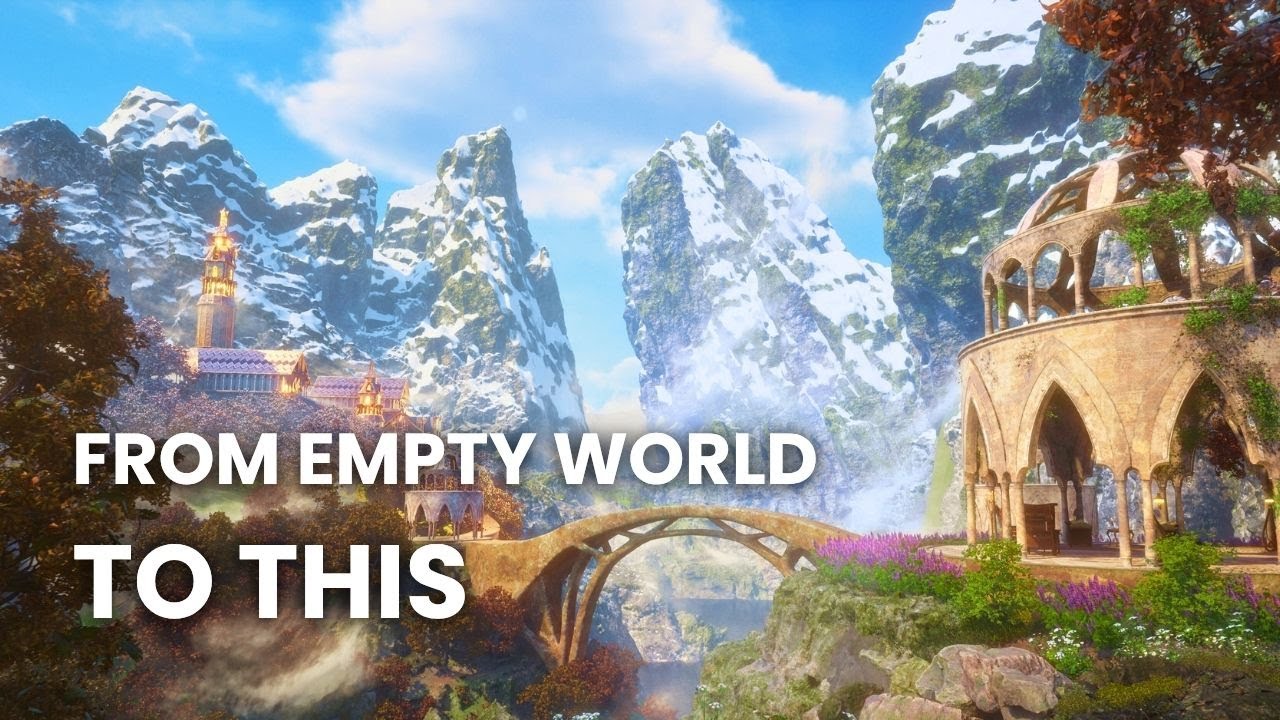 Как я построил дорогу в Ривенделл, используя всего 3 сборки в Unreal Engine 5