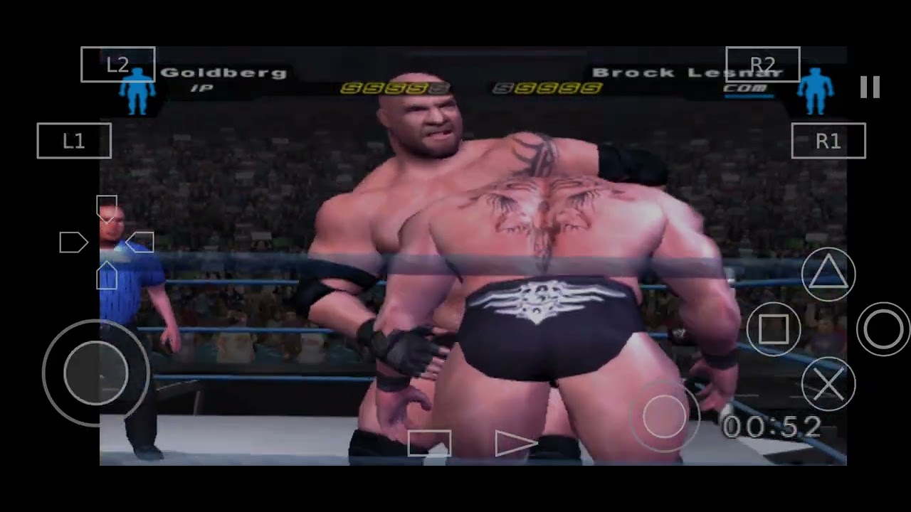 Smak down in mobail Golbarg and brok lancer fight 