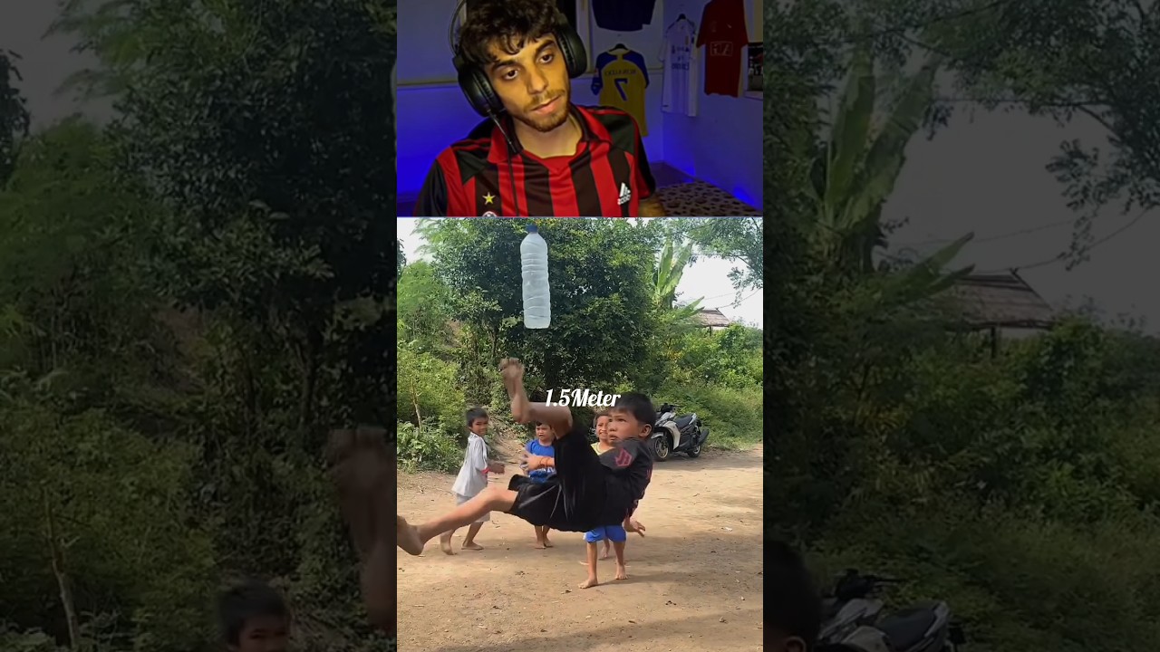 Trying 1.5Meter jump like ronaldo junior #shorts #cr7