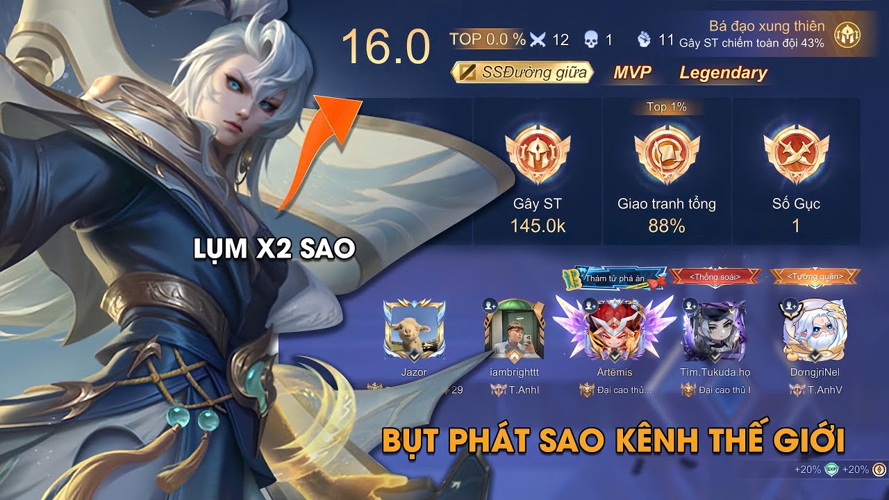 Đi Kênh Thế Giới Gánh Team Cực Gắt | Hoang Love Zata