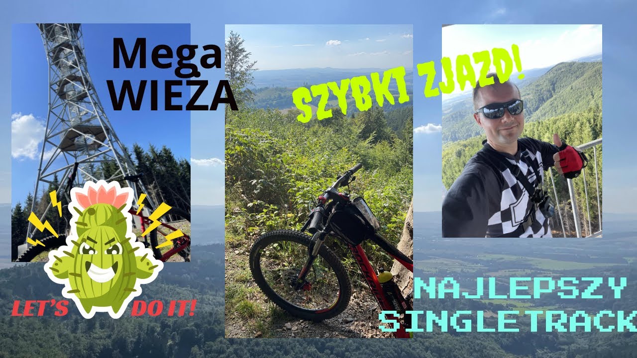 Vlog #14 Niesamowita Wieża Widokowa Pętla Kłodzka Singletrack Glacensis Szybki efektowy zjazd Hopki