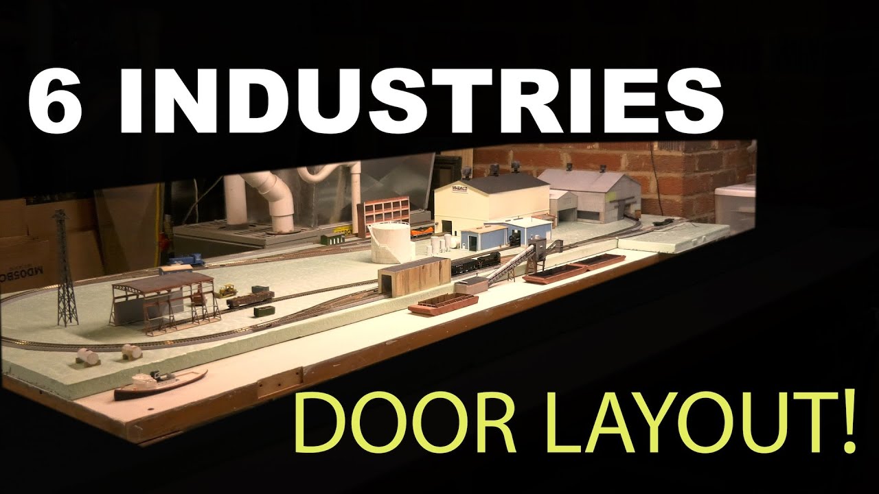 Model Railroad INDUSTRIES  and Drone Video of their Prototype