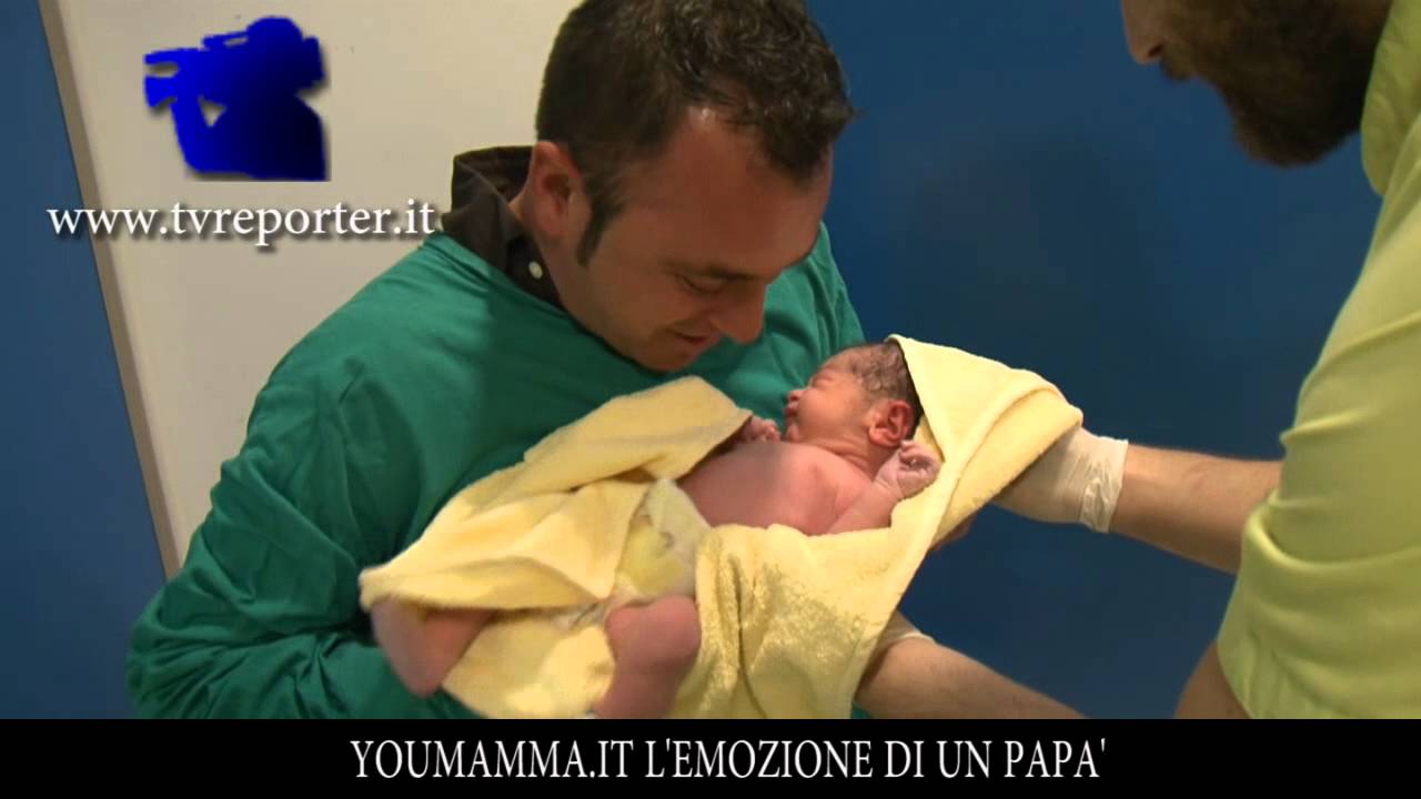 PARTO IN DIRETTA, L' EMOZIONE DI UN PAPA'