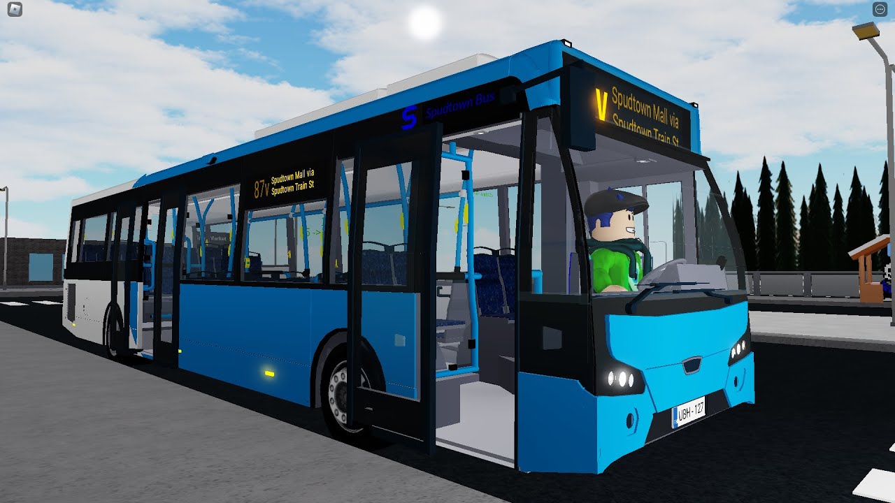 Line 87v and 87: VDL Citea LLE 120 in Urbanmove Spudtown V1.0.8. ROBLOX
