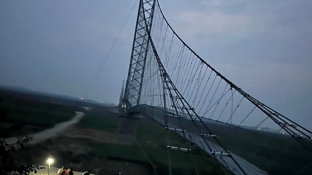 नेपालकै सबैभन्दा लामो झलुङ्गेपुल Longest suspension bridge of Nepal🇳🇵#travel#enjoy#fun#nepal#bridge