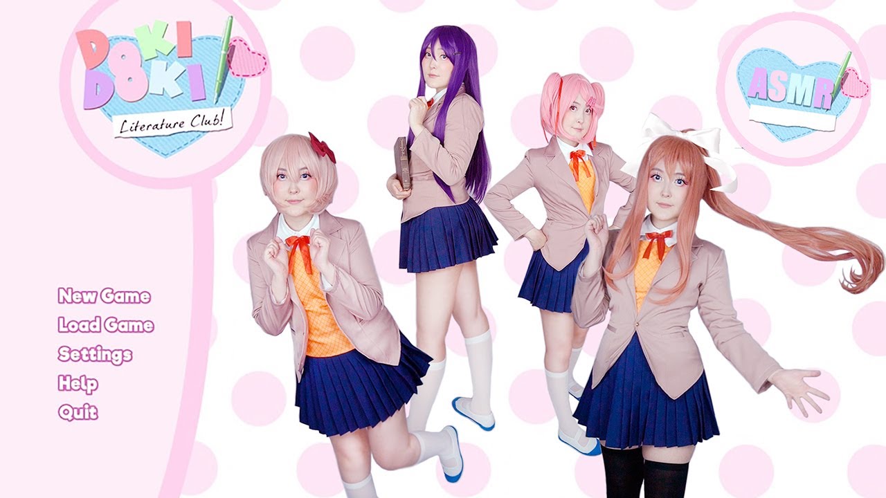 АСМР Добро пожаловать в литературный кружок! 📚 ASMR Doki Doki Literature Club! 🌸 Monika 🌸