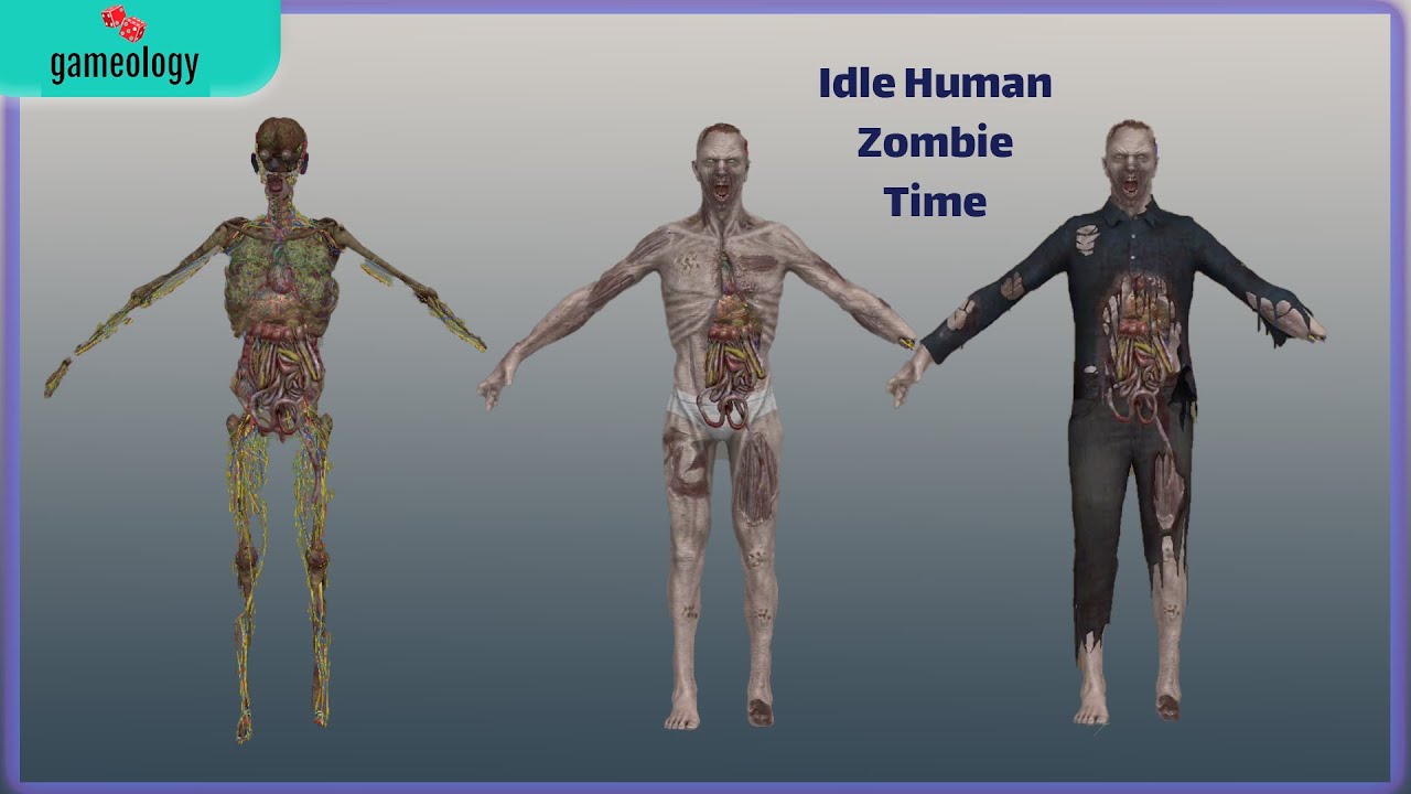 idle human zombie level 999