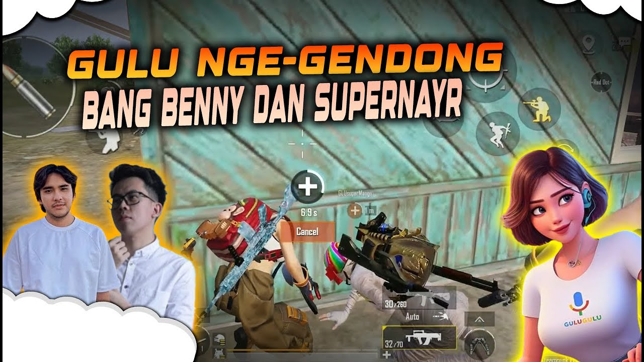 AKHIRNYA GULU BISA NGE-GENDONG BANG @Bennymoza BANG DAN@ryansuperNayr - GULUGULU PUBG MOBILE