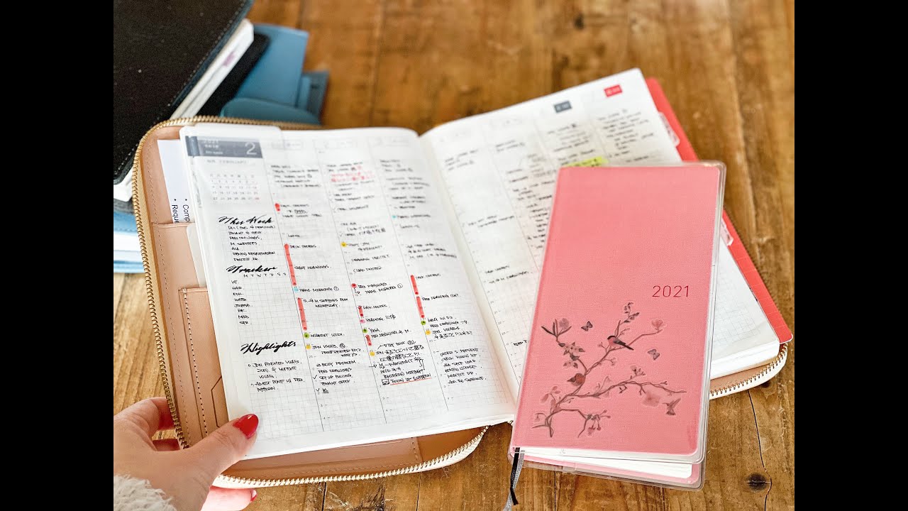2021 January and February Planner Recap & Flip-through : Hobonichi Cousin, weeks | Sterling Ink