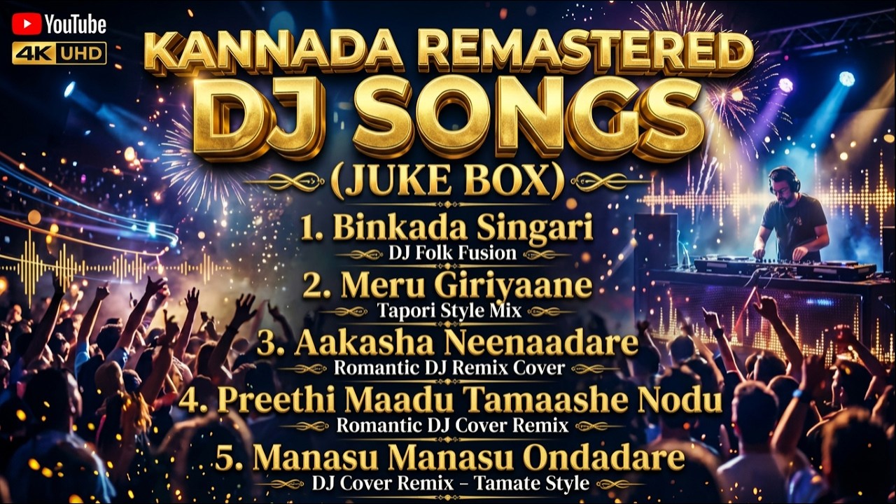 🎧 Best Kannada Remix Songs 🔥 DJ Remix | EDM Kannada | Old Songs Remix | Kannada Remastered DJ Songs