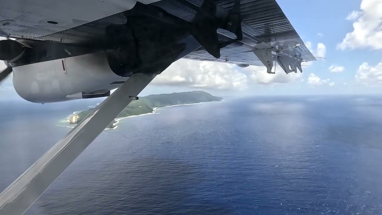 Décollage de Wallis en Twin Otter, atterrissage Futuna.