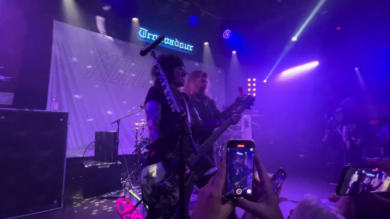 Motley Crue Live at Troubadour Home sweet home 10/7/2024 Nikki Sixx Tommy Lee Vince Neil John5