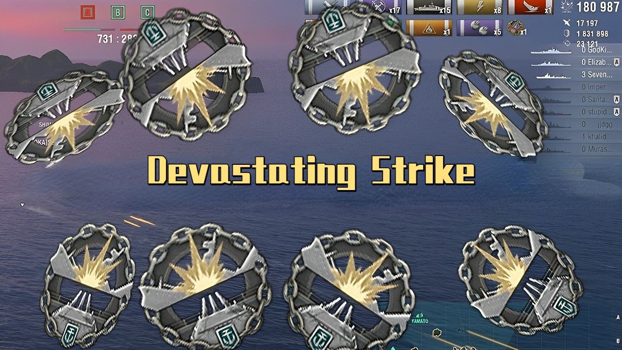 戰艦世界-毀滅打擊集錦 DEVASTATING STRIKE