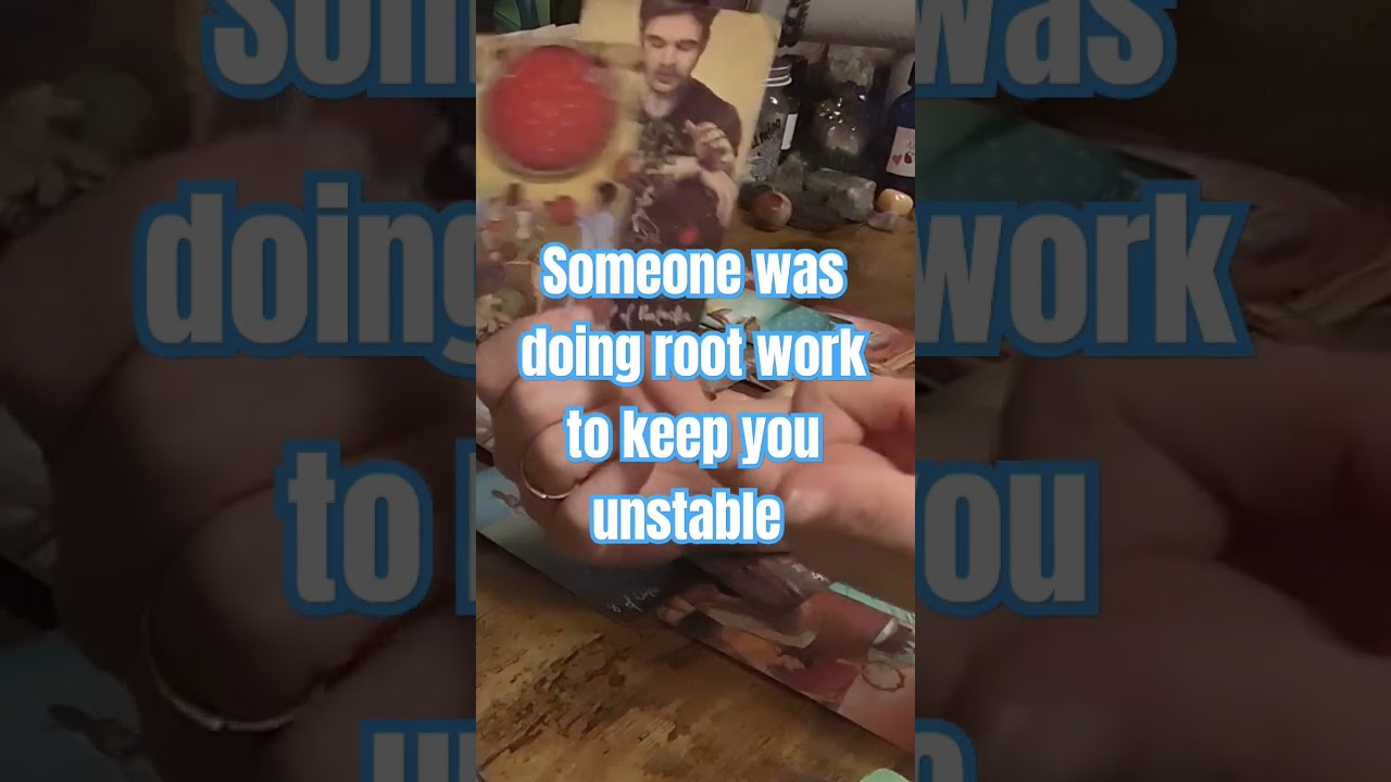 Someone was doing root work to keep you unstable #youtube #tarot #youtubeshorts #shorts