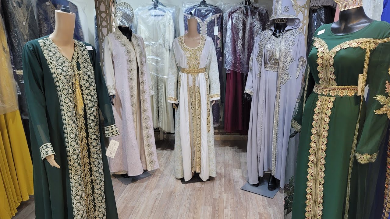 تصفيه عبايات خليجي عبايات استقبال  قفطان مغربي  وخليجى خروج وعبايات الصباحية وكتب كتاب وعبايات  سهرة