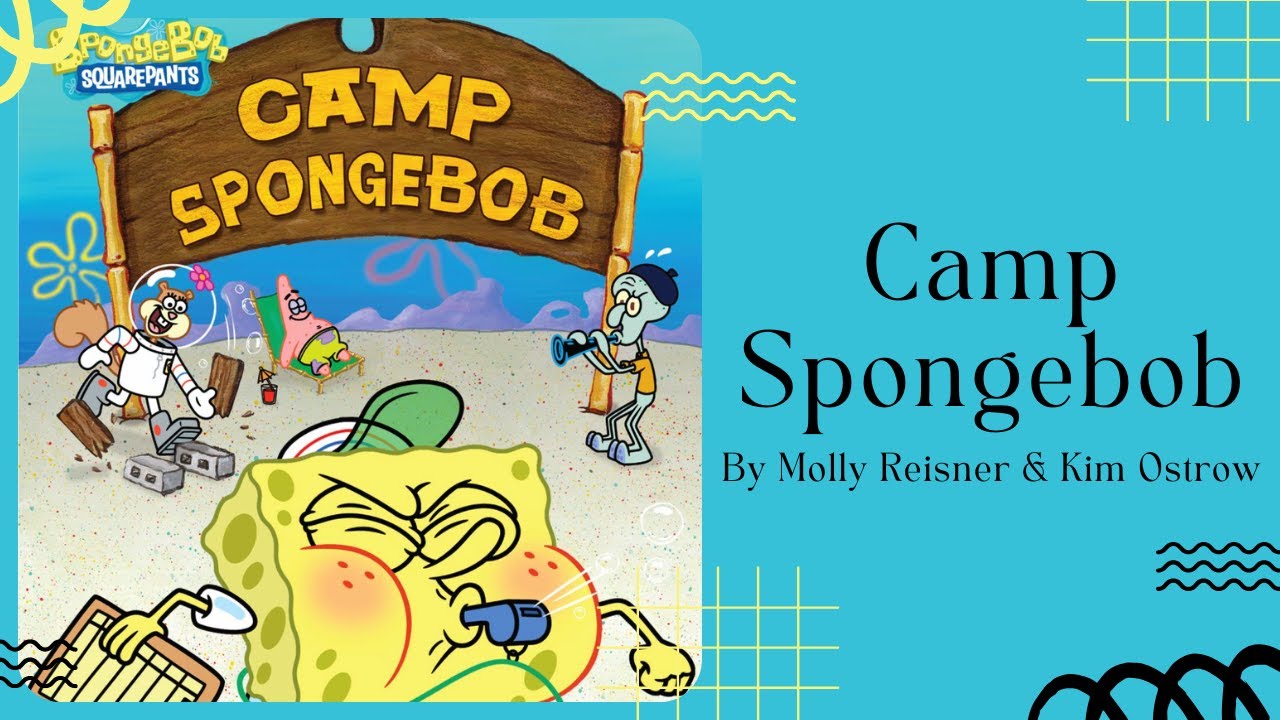 🌊 Camp Spongebob 🌊 Stories for Kids Read Aloud [ READ ALONG VIDEO ]
