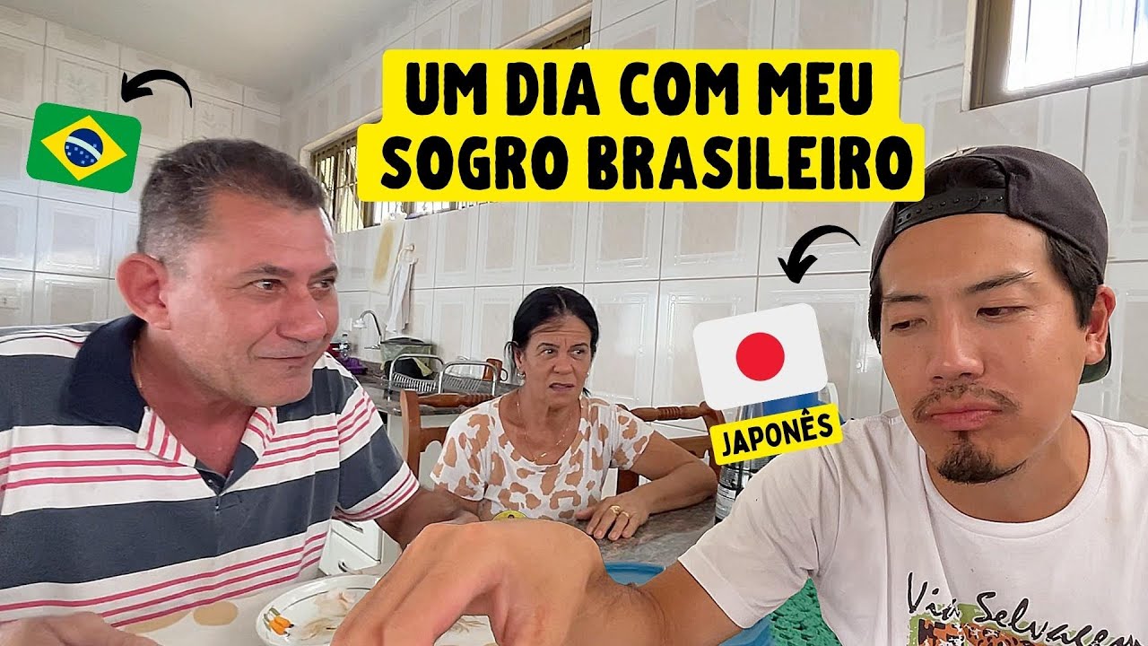 Um dia de um Japonês com o sogro brasileiro