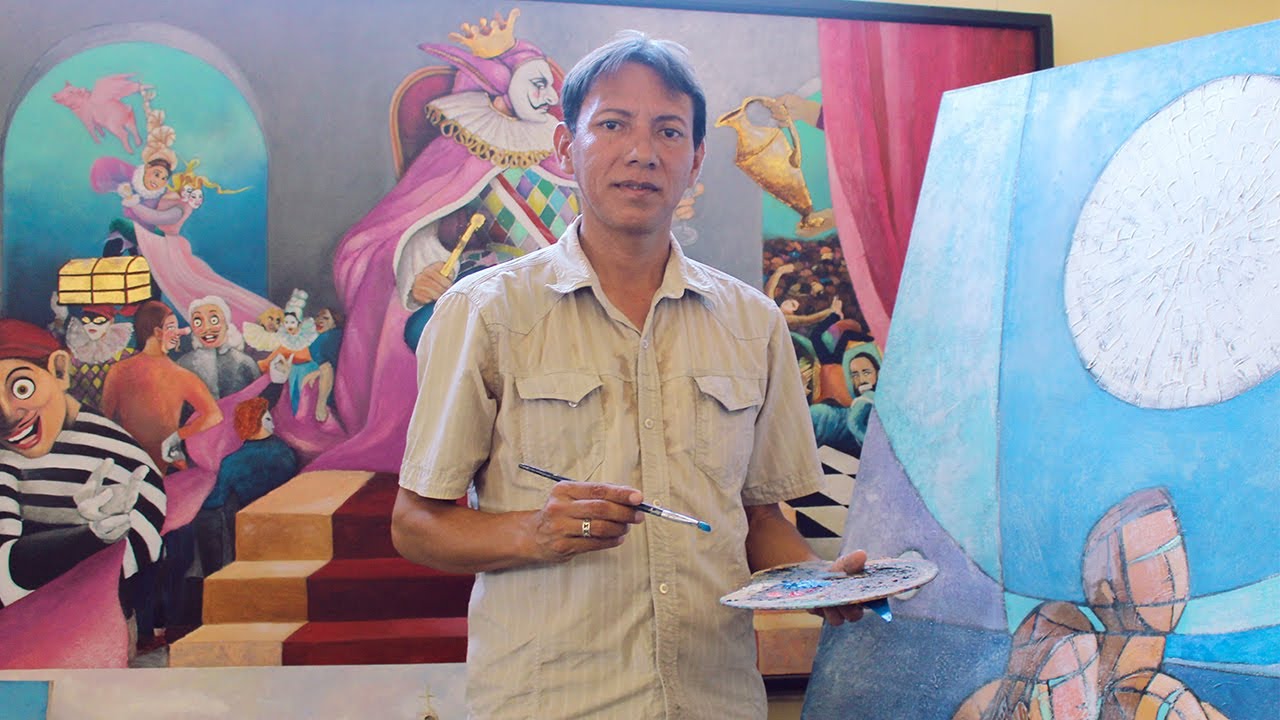 PAITA, PIURA | Ivan Farías, pintor paiteño que educa con su arte