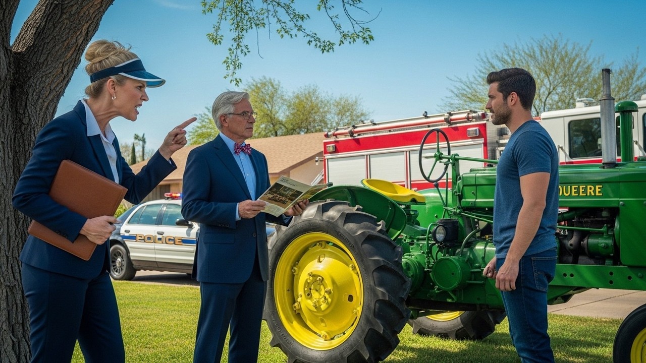 HOA Karen Called 911 Over My Vintage Tractor Display, Museum Curator Offered to Feature It Publicly