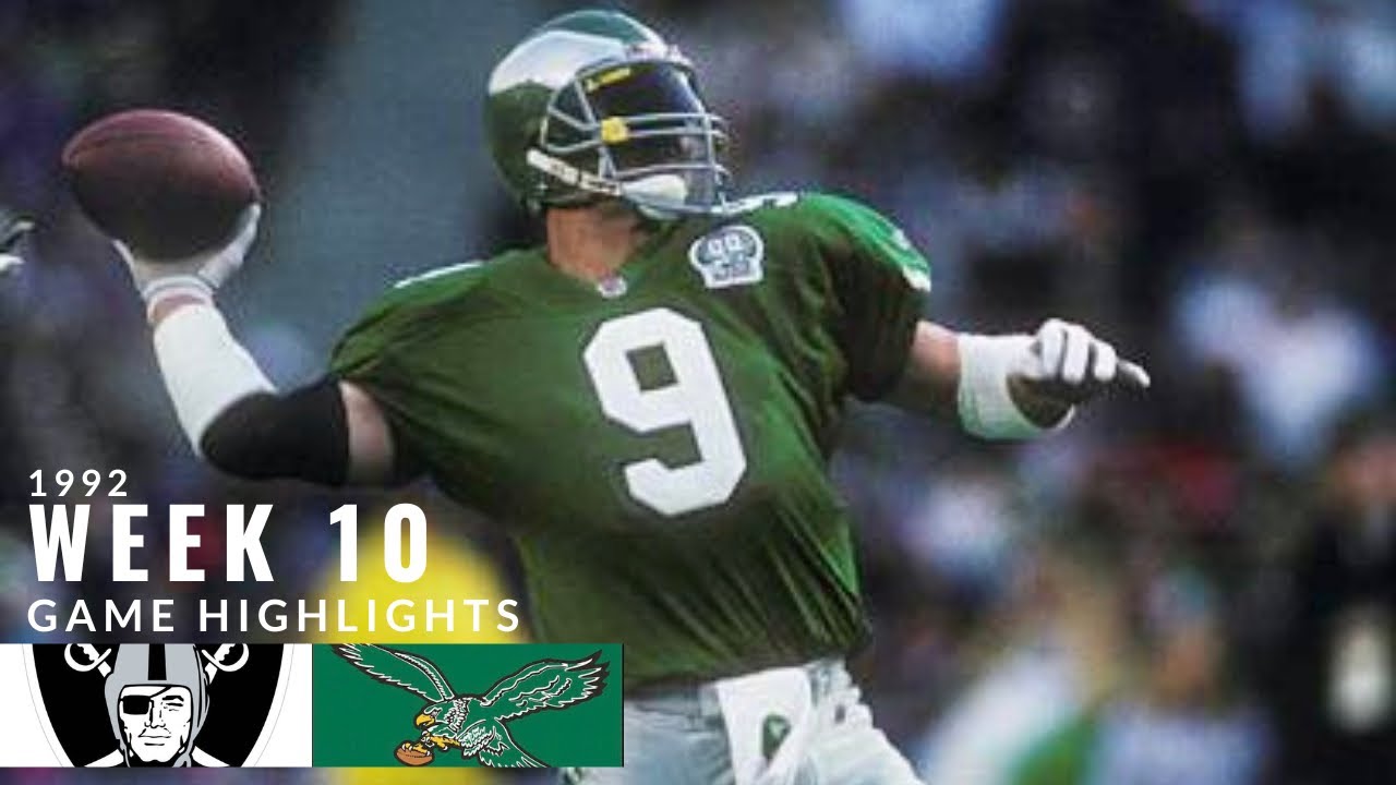 Eagles Call On Jim McMahon to Revive Struggling Offense! (Raiders vs. Eagles 1992, Week 10)