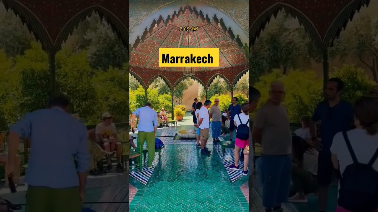 magical garden of Marrakech.. 
