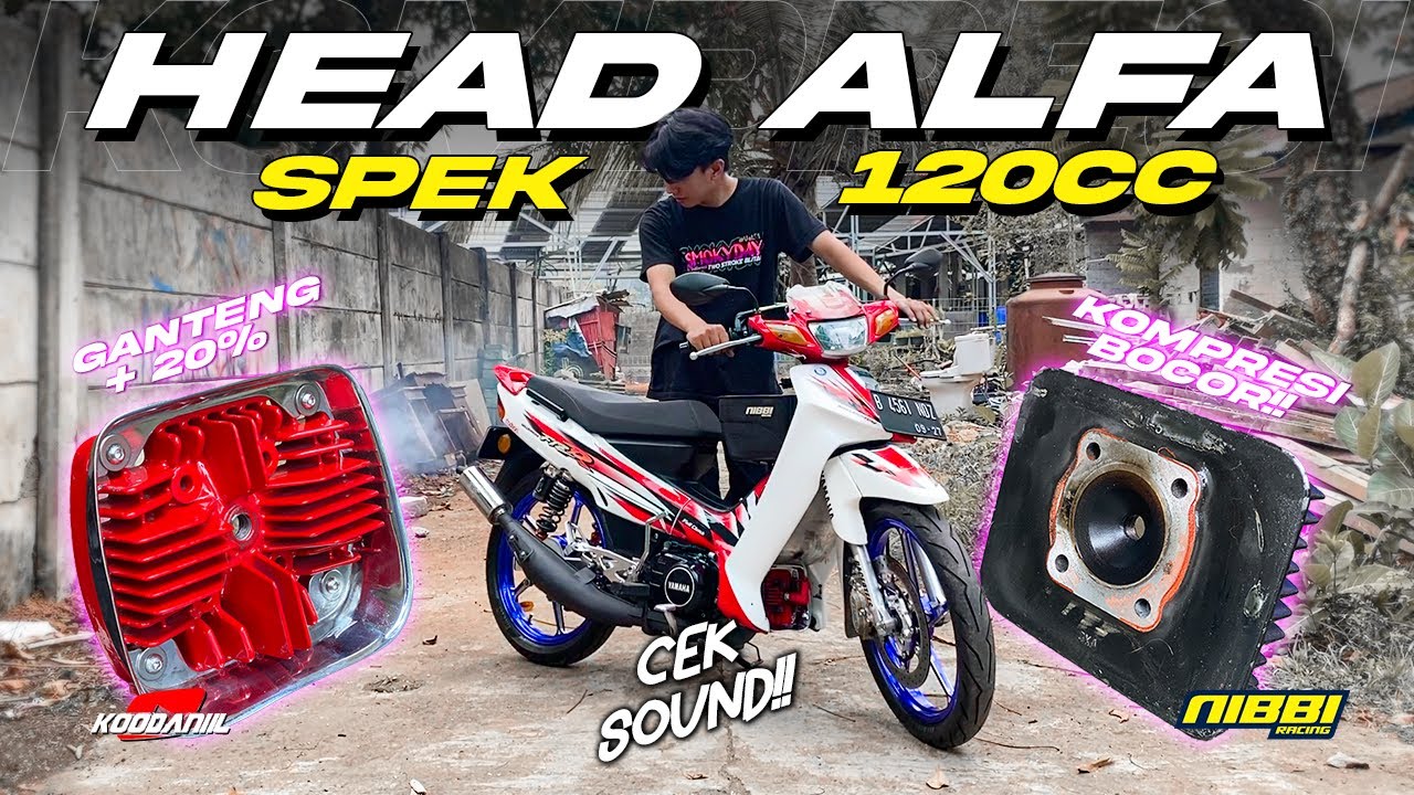 PASANG AIR SCOOP F1ZR SPEK 120cc | KOMPRESI BOCOR LOS PAKING