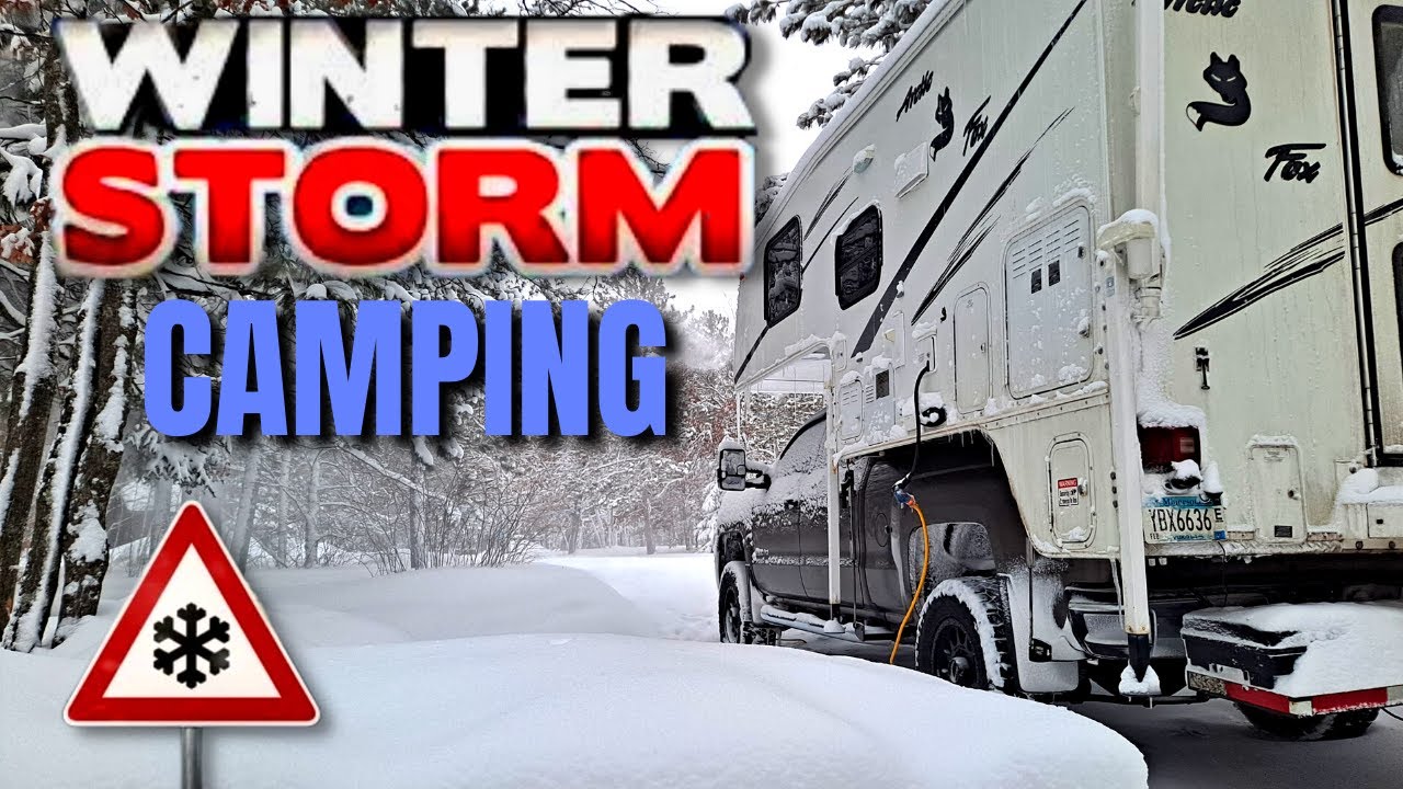 Truck Camping in a Snowstorm, 13