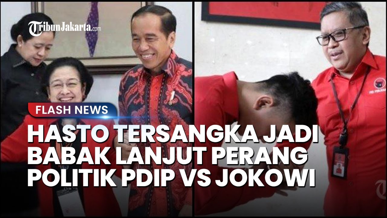 Hasto Tersangka Jadi Babak Lanjut Perang Politik PDIP Vs Jokowi, Gestur Gibran Rakabuming Disorot