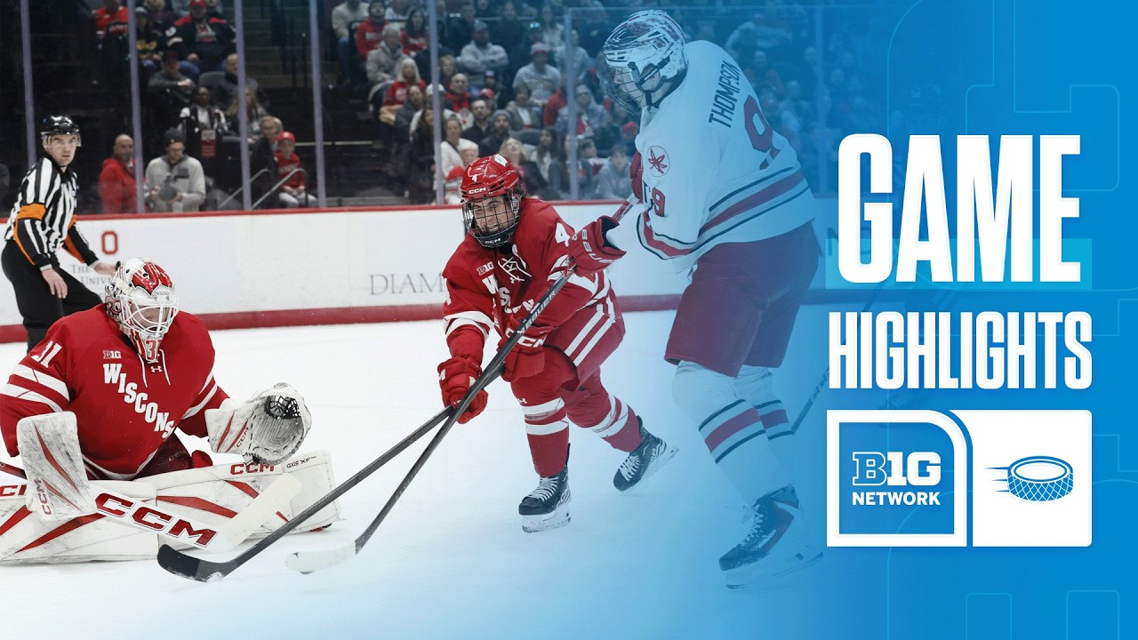 Wisconsin vs. Ohio State | Highlights | Big Ten Hockey | 02/13/26