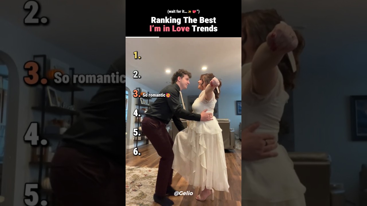 Рейтинг лучших трендов «Я влюблен»💘 #рейтинг #tiktok #вирусный #тренд