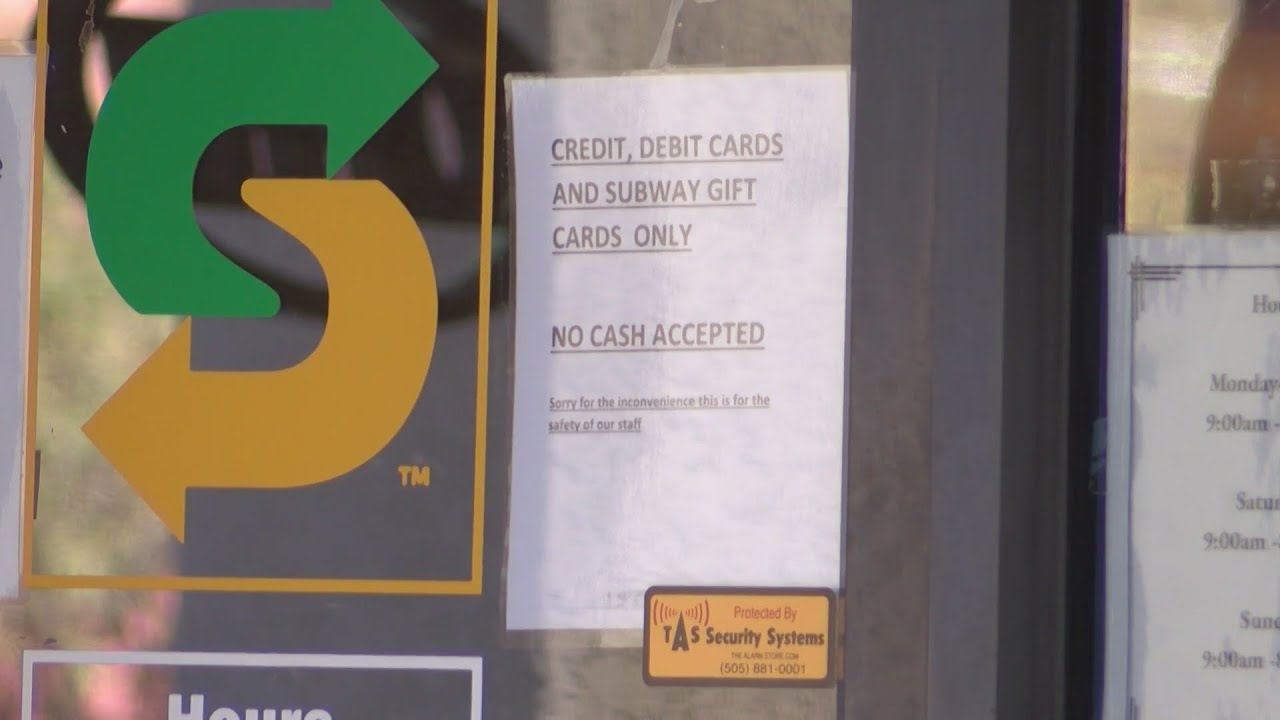 Businesses go cashless