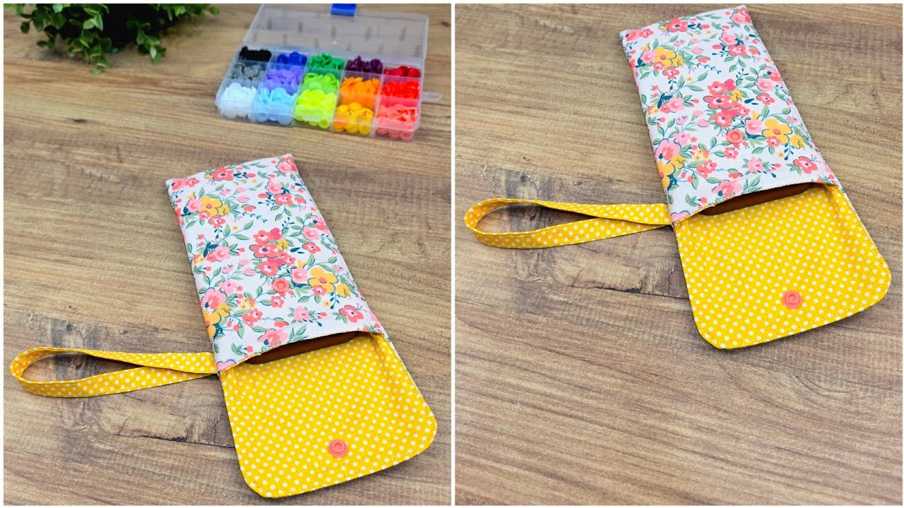 Симпатичный тканевый чехол для телефона с ремешком на запястье – идеально подходит для использова...