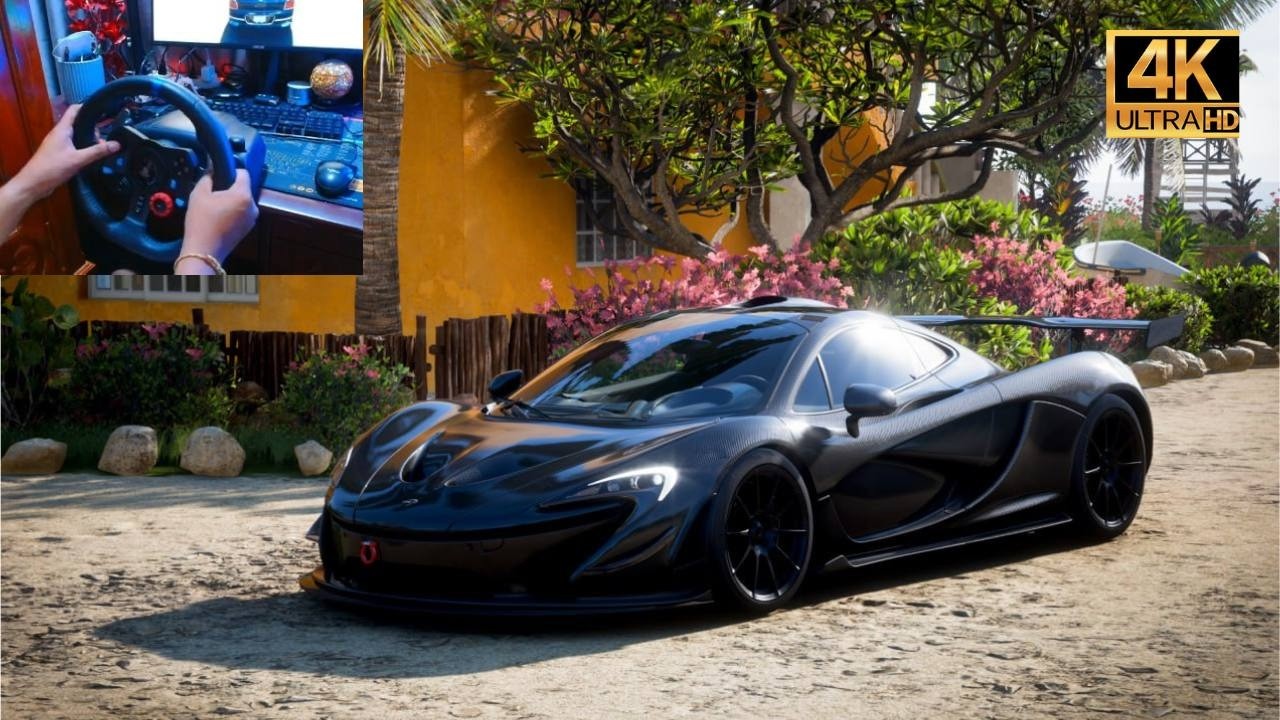 McLaren P1 Full Carbon VS Supercars - Forza Horizon 5 | Steering Wheel