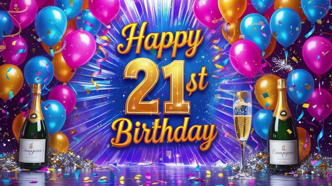 Happy 21st Birthday | Happy Birthday 21 | Special Birthday