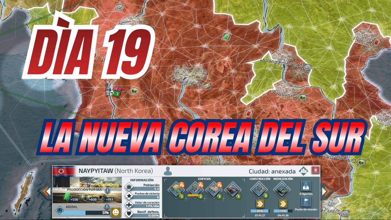 Supremacy WW3 | Día 19 | Corea del Norte ha sido golpeada – Se abre un nuevo frente naval