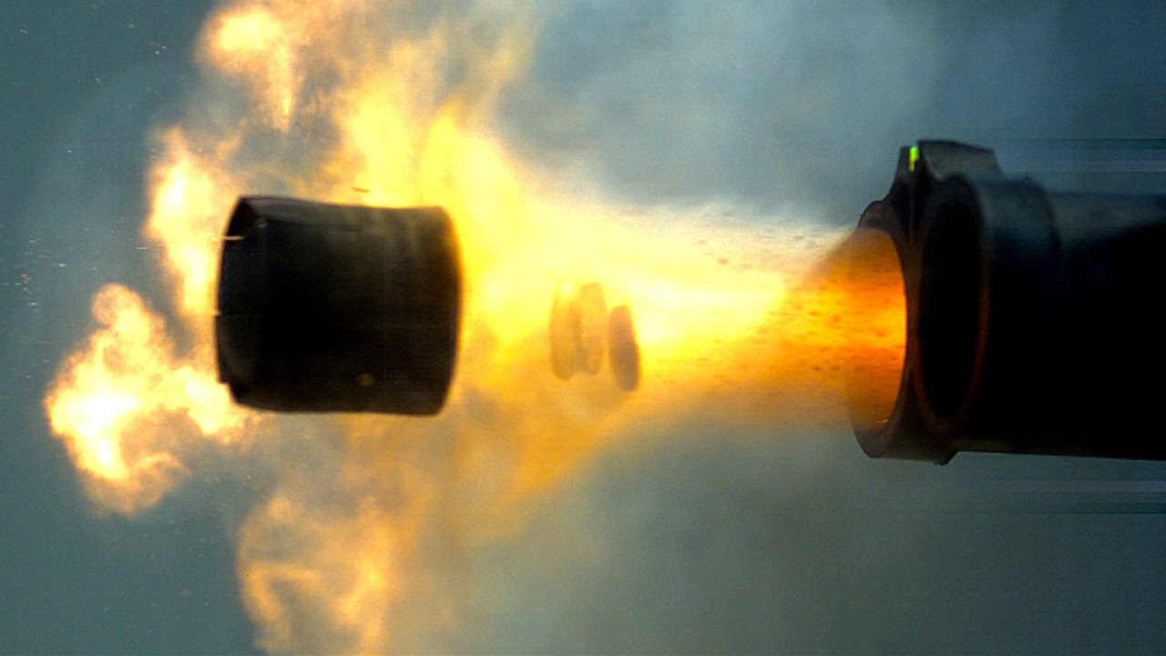 Tir de FLASH-BALL en SlowMotion 50,000 fps