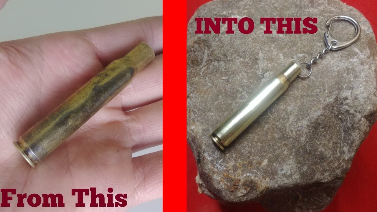 How to make a keychain from an old bullet shell