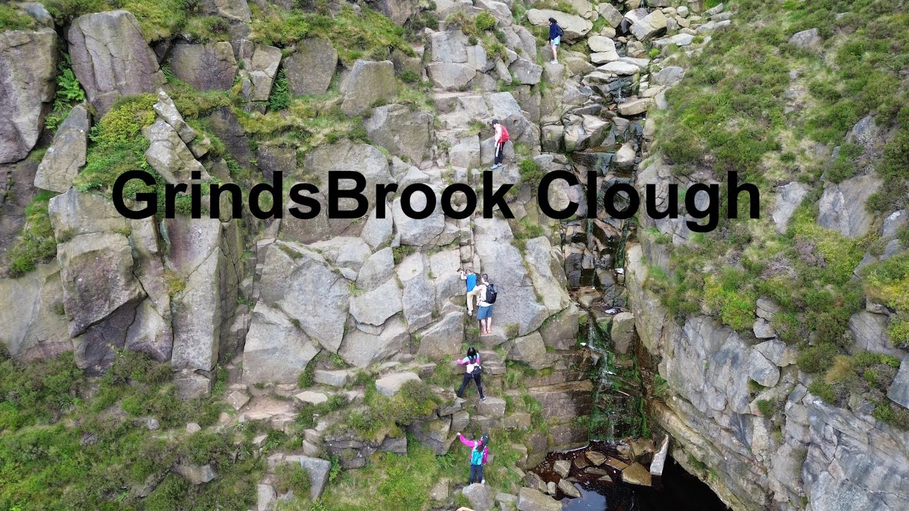 越野狂人 - 英國第一澗 - Grindsbrook Clough