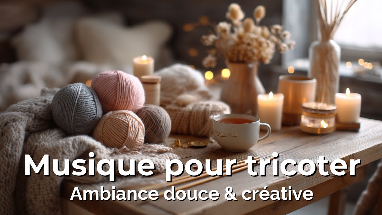 Musique douce pour tricoter – Ambiance cosy et apaisante 🧶✨