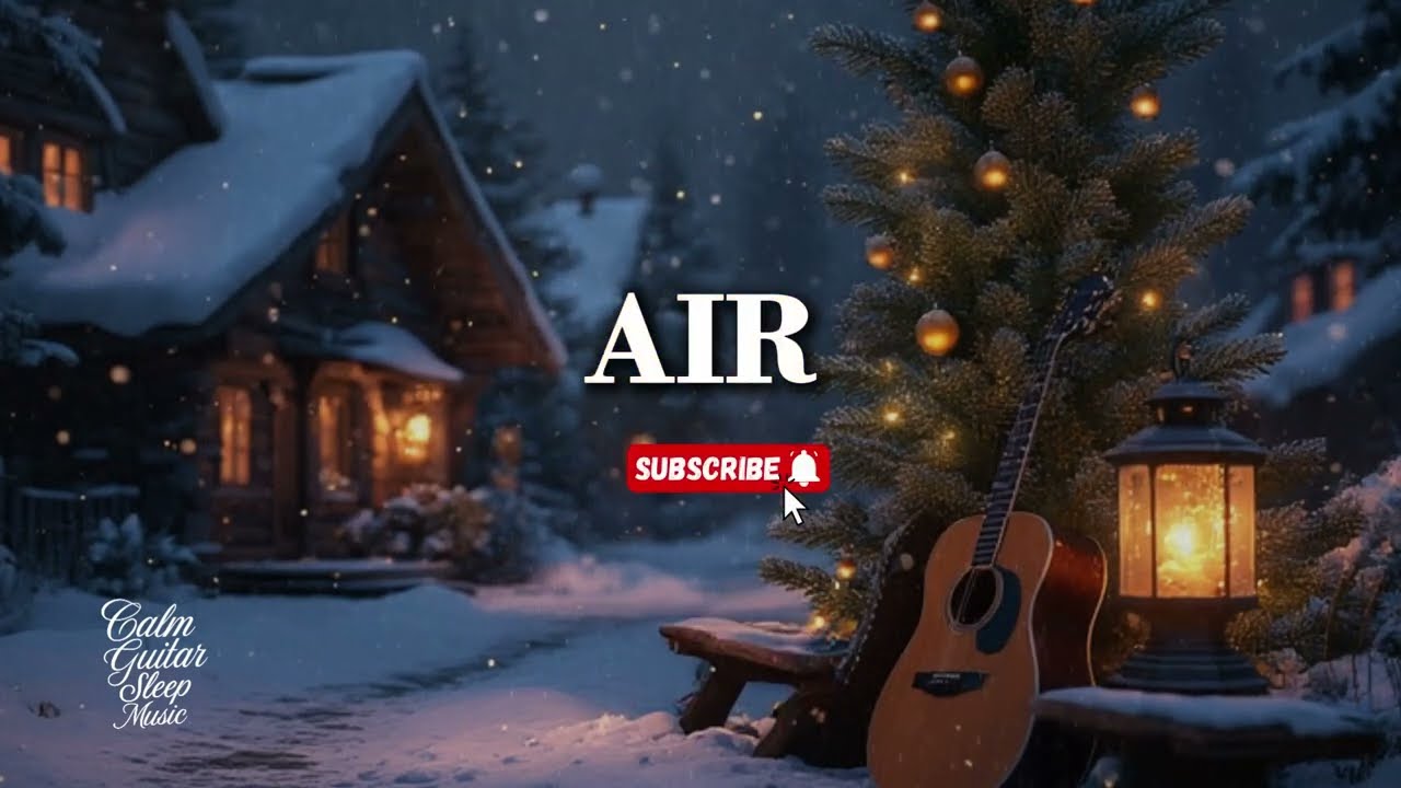 Calm Winter Acoustic Guitar ~ Relaxing Outdoor Vibes for Rest & Study