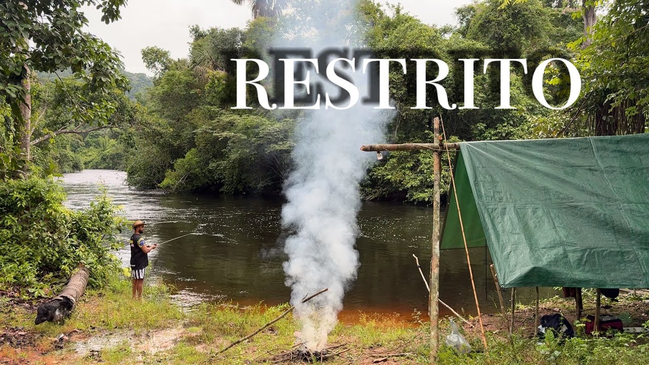 ACAMPAMENTO em área ⛔️RESTRITA⛔️ Local INFESTANDO de PEIXES , dessa vez a mãe NATUREZA Castigou