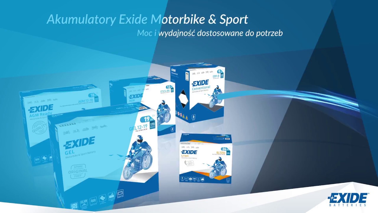 Akumulatory EXIDE Motorbike & Sport