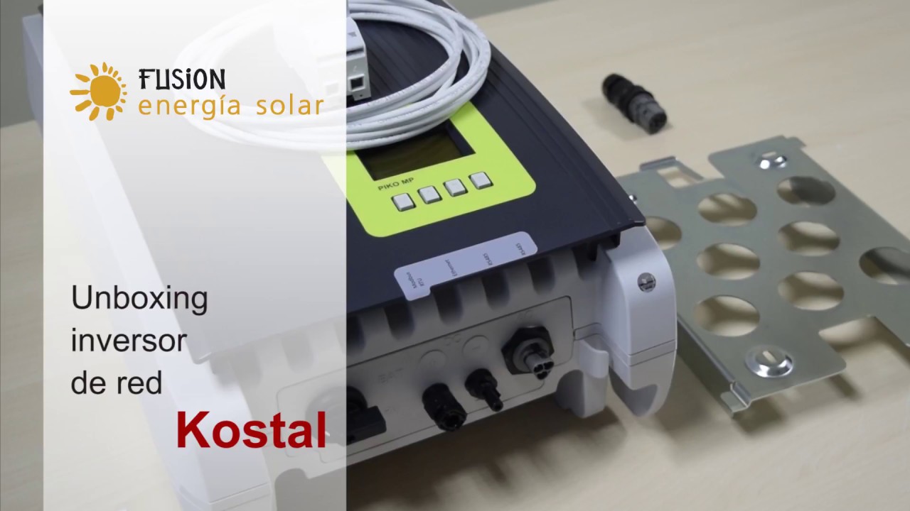 Unboxing Inversor solar Kostal Piko MP para autoconsumo  - Fusión Energía Solar