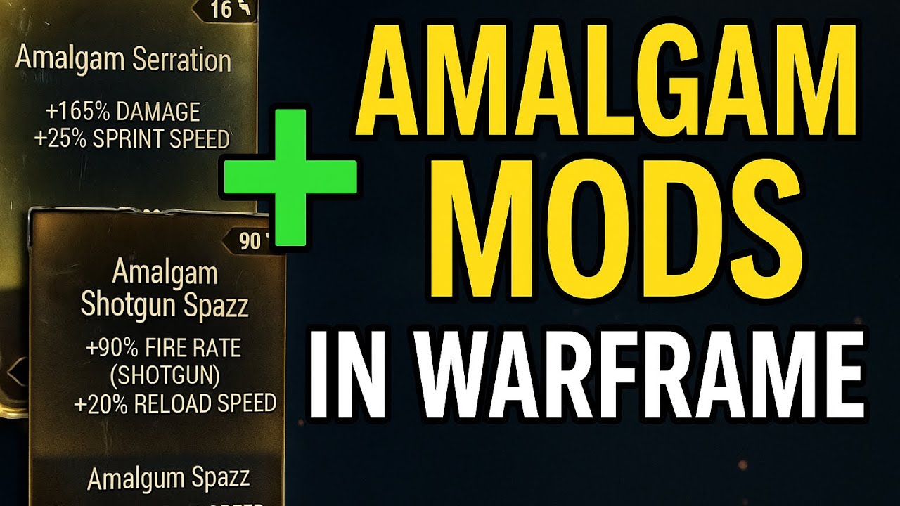 DOUBLE Buff Mods?! How To Get Amalgam Mods In Warframe!
