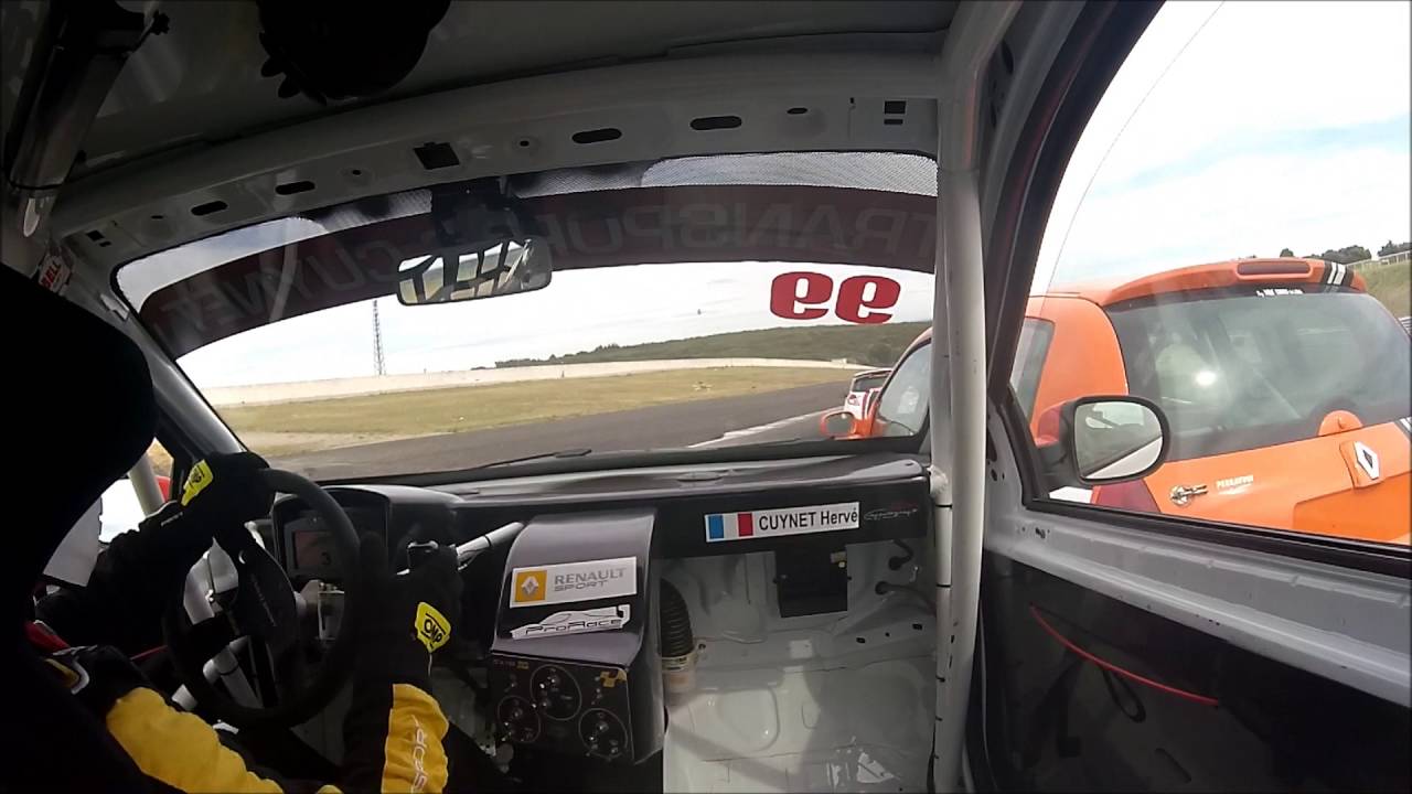 Ledenon 2016 course 1 groupe A clio cup 3 Cuynet