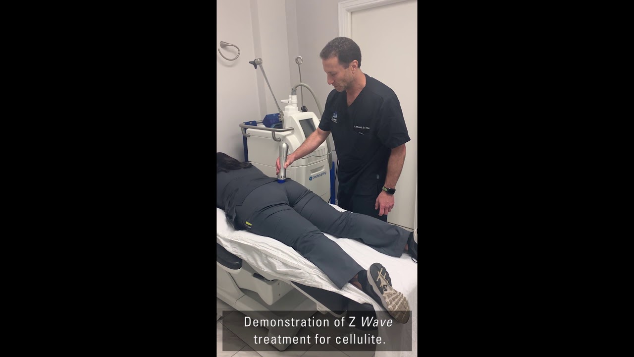 Dr. Merrick Elias Discusses & Demos a Z Wave Cellulite Treatment