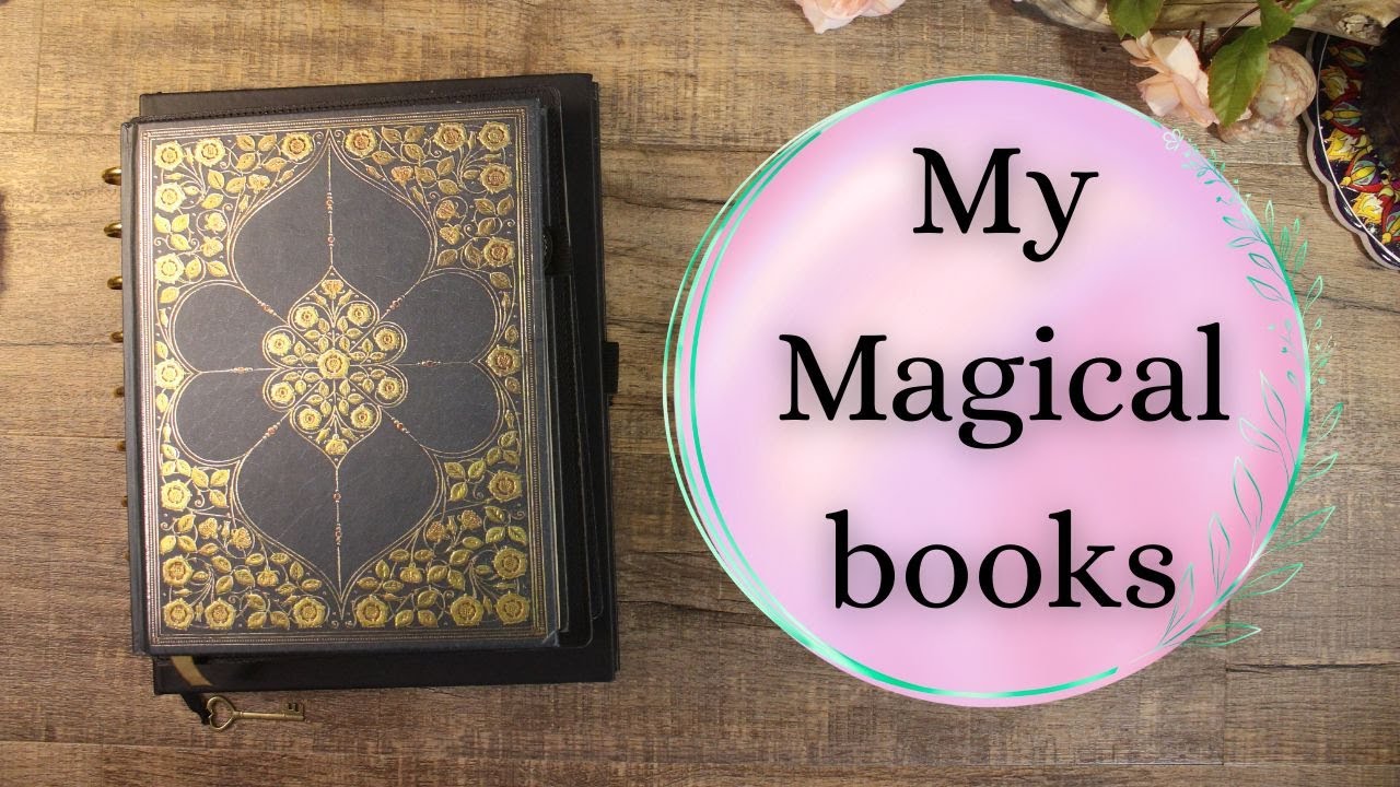 My magical books. Tarot Journal, Grimoire and Book of Shadows.